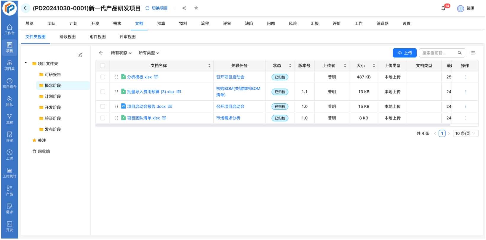 奥博思PowerProject项目管理系统助力博旭新能源实现装备制造全生命周期精细管控(图7) 奥博思PowerProject项目管理系统助力博旭新能源实现装备制造全生命周期精细管控(图7)